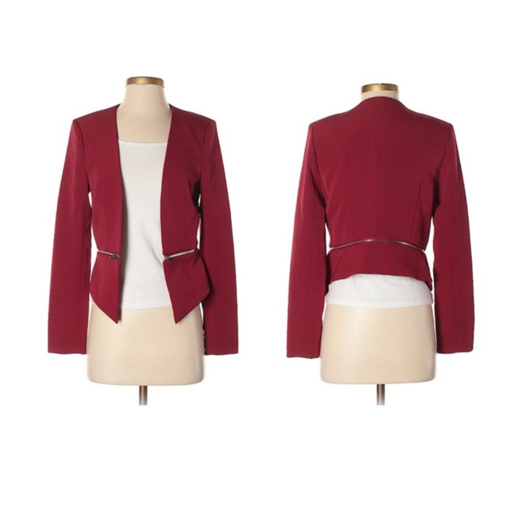 Chocolate brand jacket with zipper detail